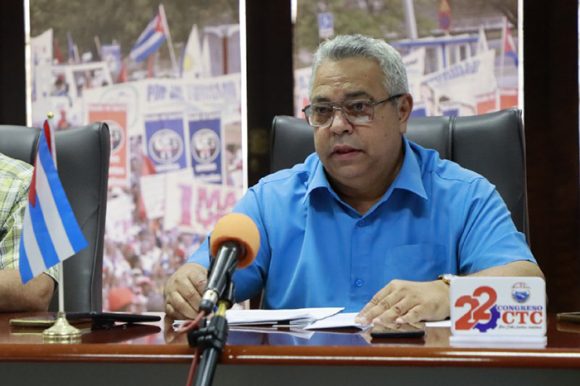 Secretario general de la Central de Trabajadores de Cuba