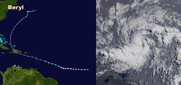 Duración: Del 5 al 15 de julio (dejó de ser ciclón tropical a las 21:00 UTC del día 8 y se regeneró como tormenta subtropical a las 17:00 UTC del 14).