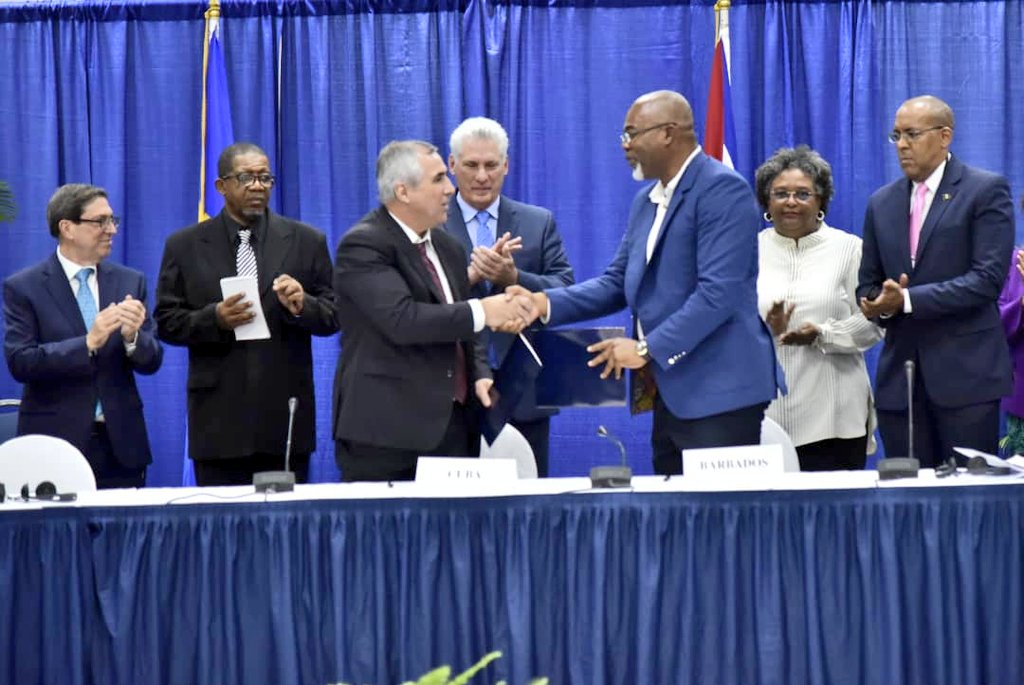 Cuba y Barbados firman documento de cooperación biotecnológica 