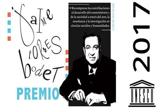 Cartel del Premio Unesco-UNAM/Jaime Torres Bodet 2017