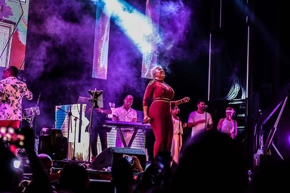 Haila María Mompie en el Festival de la Salsa de La Habana