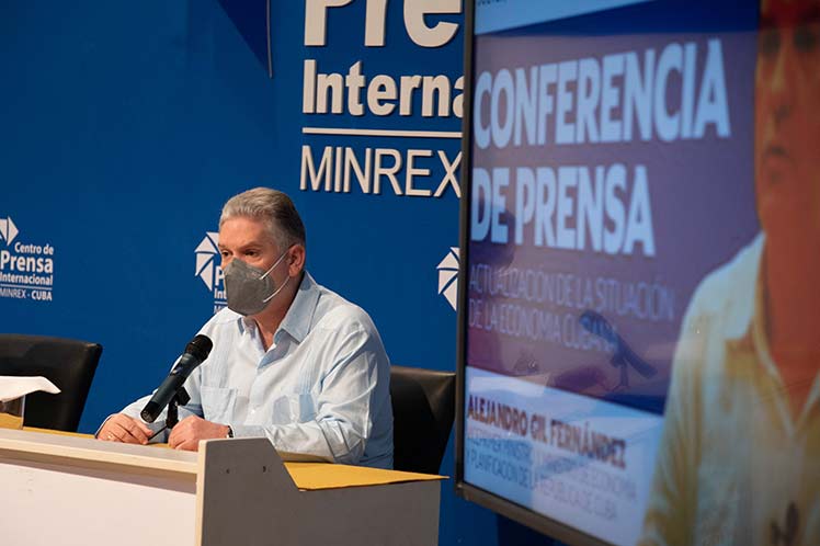 viceprimer ministro y titular de Economía y Planificación, Alejandro Gi viceprimer ministro y titular de Economía y Planificación, Alejandro Gi