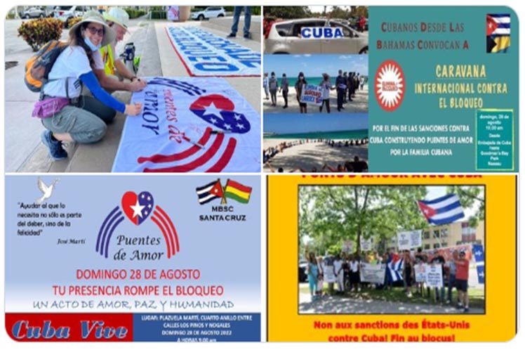 Destacan en Cuba realización de caravana mundial contra el bloqueo