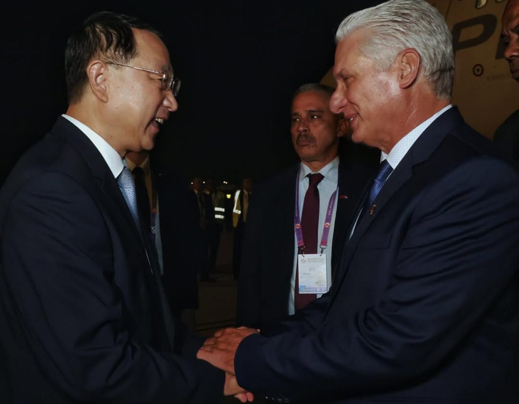 Presidente de Cuba llega a China para actividades conmemorativas