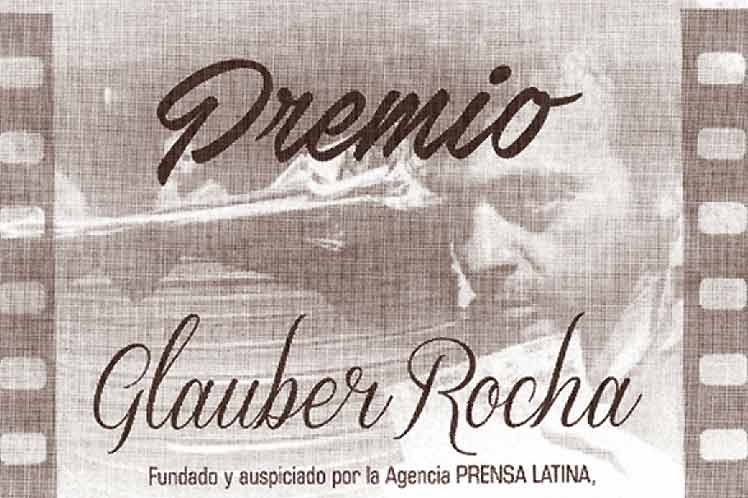 Banner alegórico al Premio Glauber Rocha