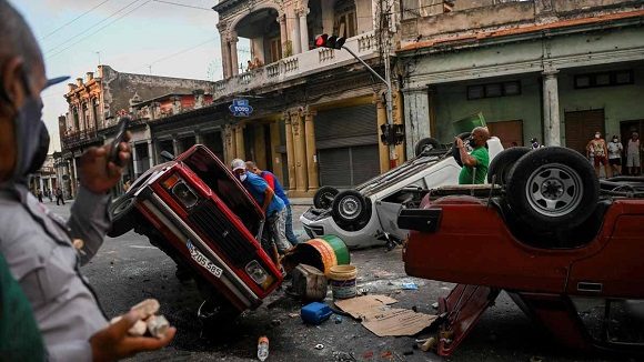 Protestas en La Habana