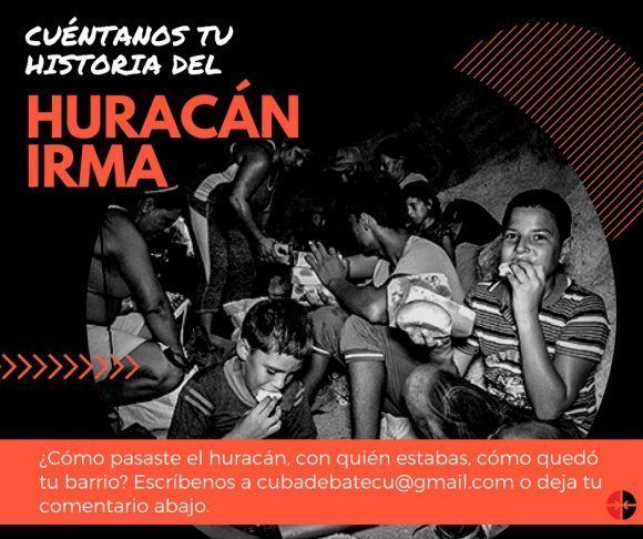 Cuéntanos tu historia del huracán Irma