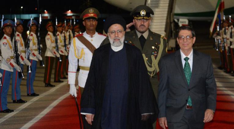 Arriba a Cuba Presidente de Irán en visita oficial