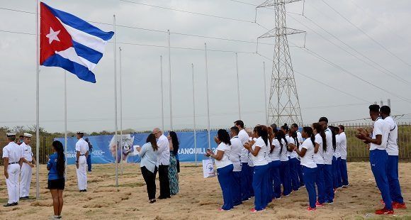 Juegos Centroamericanos: Cuba, primera bandera izada en Barranquilla