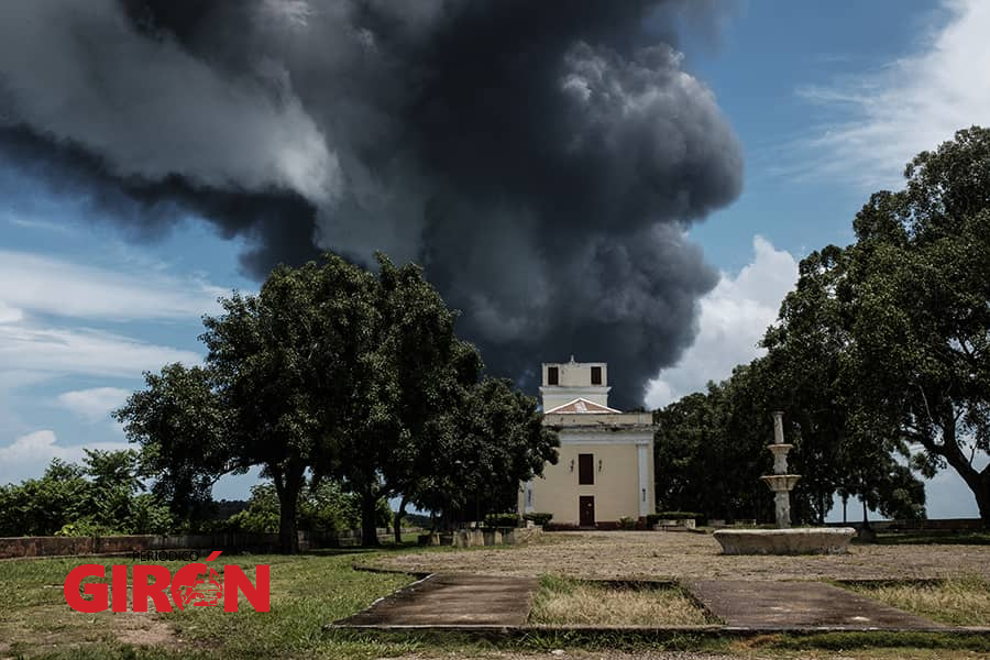 Incendio en Matanzas Incendio en Matanzas