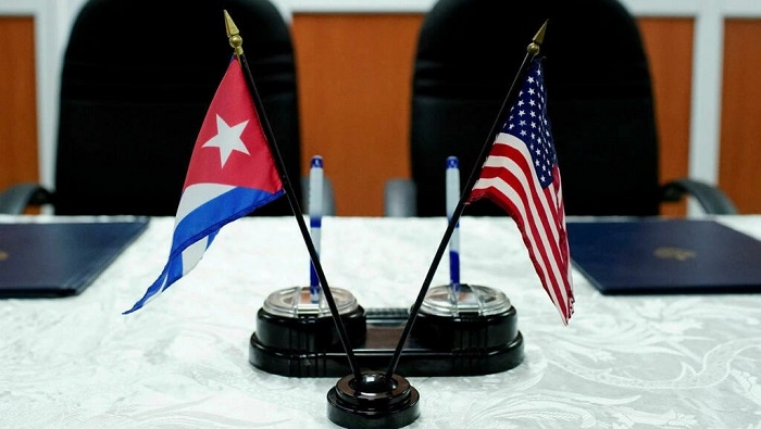 banderas de Cuba y Estados Unidos banderas de Cuba y Estados Unidos