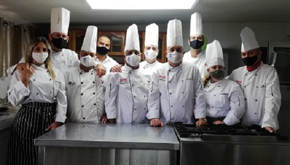 Equipo que participó en el Primer Taller Virtual de Cocina Cubana