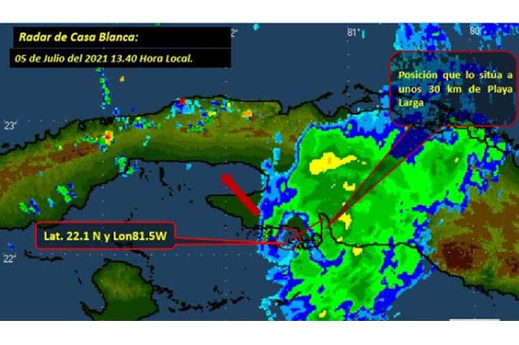 Elsa tocó tierra en Cuba y prevén debilitamiento Elsa tocó tierra en Cuba y prevén debilitamiento