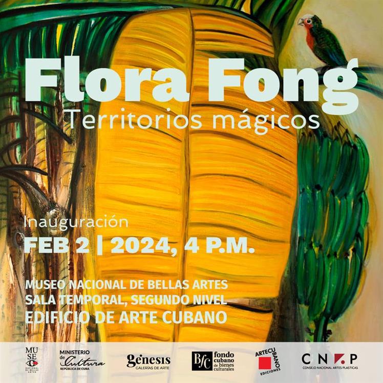 Territorios mágicos de Flora Fong en Museo Bellas Artes de Cuba