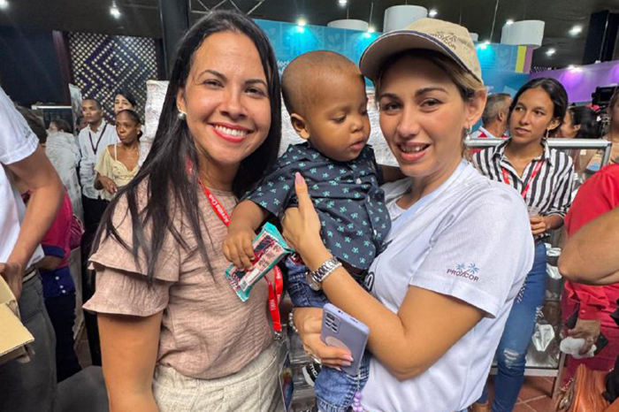 Gesto solidario en ExpoCaribe