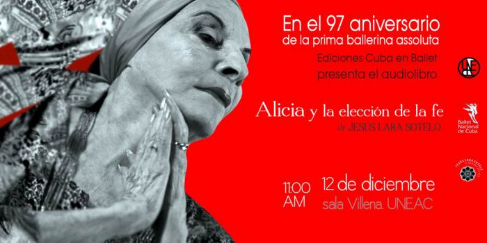 Banner alegórico a  audiolibro Alicia y la elección de la fe