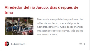 Alrededor del río Jaruco, días después de Irma Alrededor del río Jaruco, días después de Irma