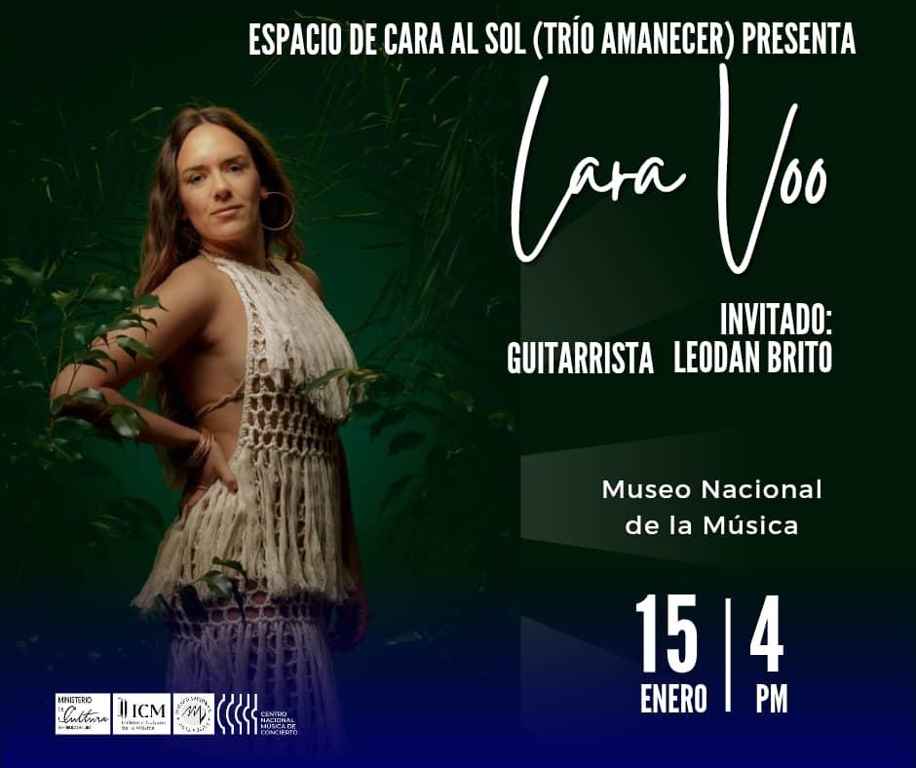 Cantora argentino-brasileña Lara Voo ofrecerá recital en Cuba