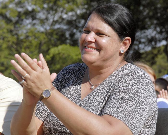Vicepresidenta del Consejo de Estado de Cuba, Mercedes López Acea