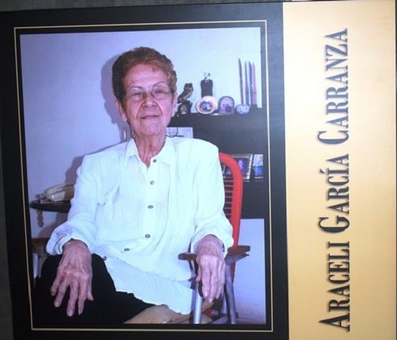 Dra. Araceli García Carranza. Foto: Biblioteca Nacional de Cuba. Dra. Araceli García Carranza. Foto: Biblioteca Nacional de Cuba.