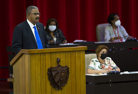Rubén Remigio Ferro, presidente del Tribunal Supremo Popular. Foto: Irene Pérez/ Cubadebate.