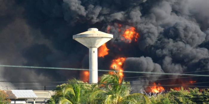 Incendio Matanzas Foto: Ricardo López Hevia