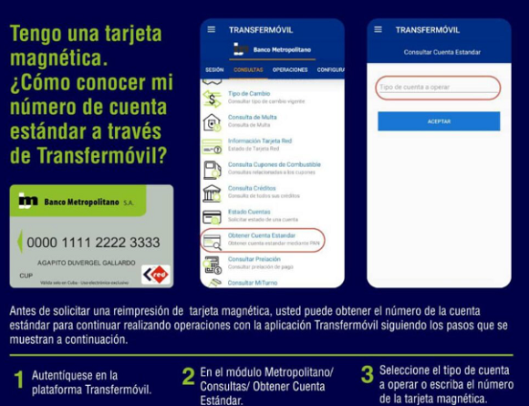 ¿Cómo solicitar la reimpresión de tarjetas magnéticas por daño o extravío desde Transfermóvil?