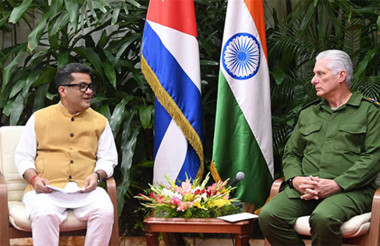 Díaz-Canel y cooperación con India