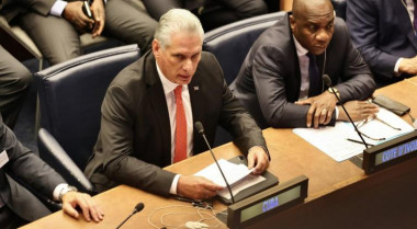 Intervención del Presidente cubano en la Cumbre de Ambición Climática