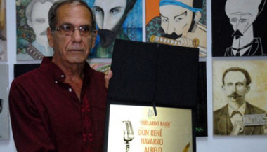 René Navarro Arbelo, Premio Nacional de Televisión 2022. Foto: ACN.